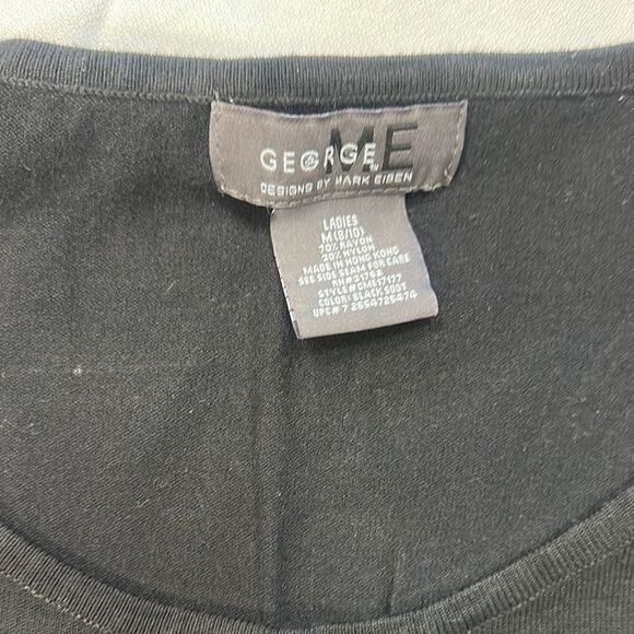 George Black Fitted Tank Top - Picture 2 of 3